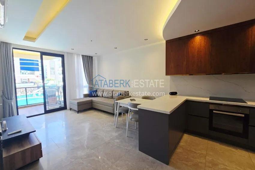 Purchase  1+1 furnished apartment in Alanya, Tosmur district - premium complex, 245 meters from the sea 3 