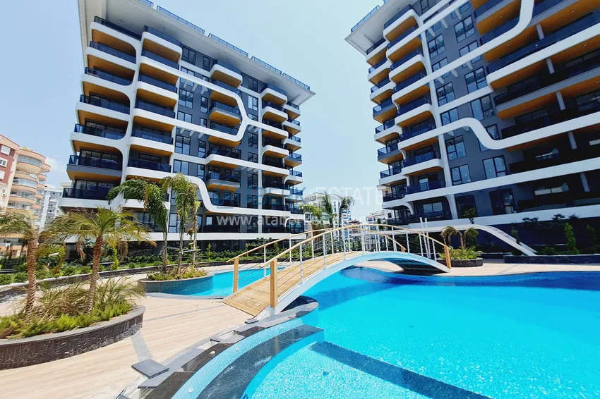1+1 furnished apartment in Alanya, Tosmur district - premium complex, 245 meters from the sea 8 