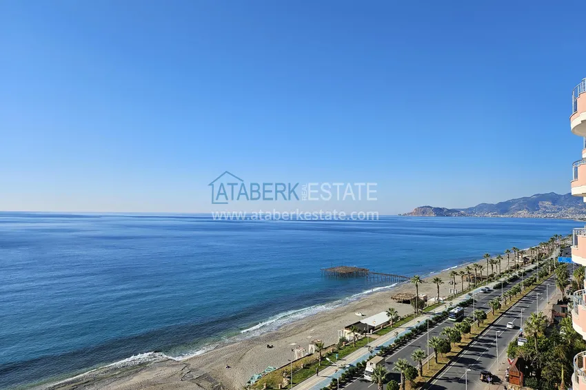 Purchase  Citizenship real estate in Alanya - 2+1 apartment with sea view, Mahmutlar, first coastal 10 