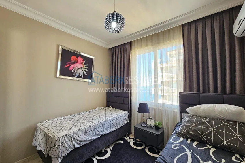 Purchase  Citizenship real estate in Alanya - 2+1 apartment with sea view, Mahmutlar, first coastal 13 