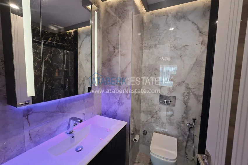 Purchase  Real estate in Alanya from owner - 2+1 apartment with designer renovation in Turkler  19 