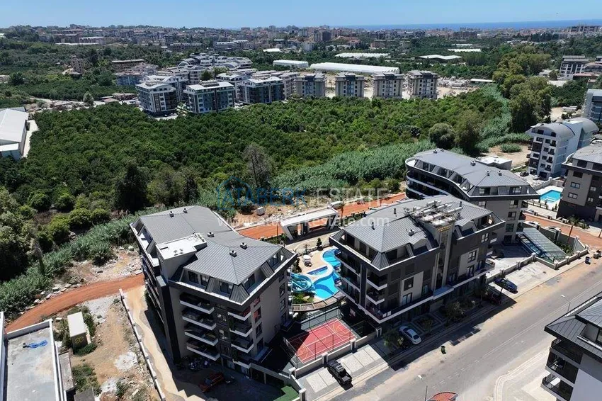 Real estate in Alanya, 1+1 apartment in Oba  3 