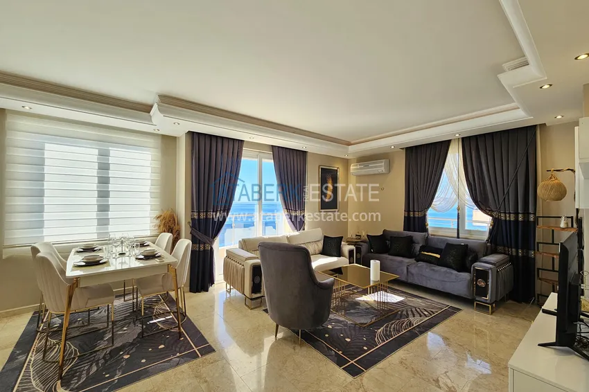 Purchase  Citizenship real estate in Alanya - 2+1 apartment with sea view, Mahmutlar, first coastal 4 