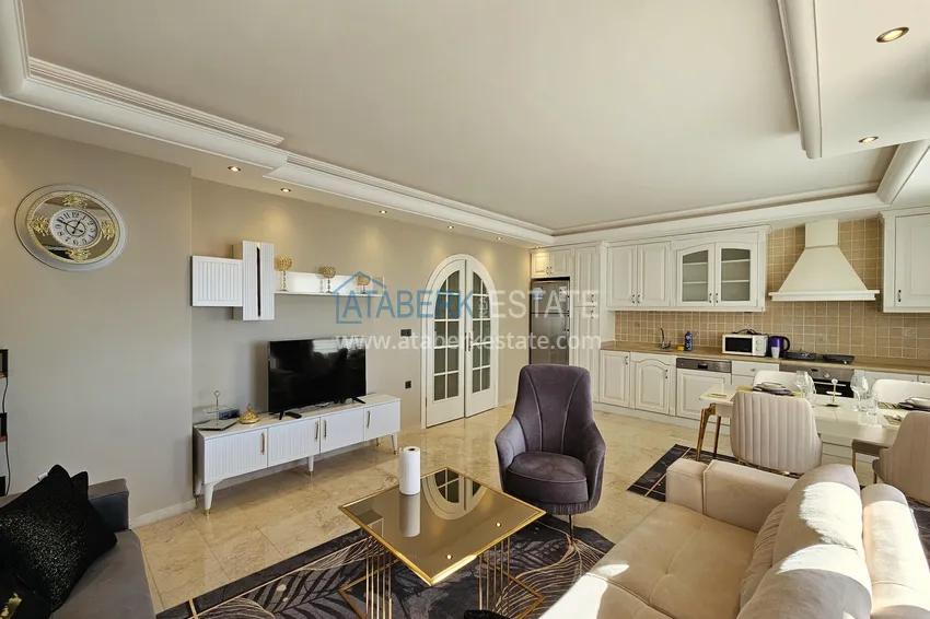 Purchase  Citizenship real estate in Alanya - 2+1 apartment with sea view, Mahmutlar, first coastal 5 
