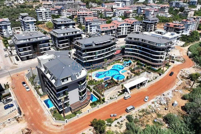 Real estate in Alanya, 1+1 apartment in Oba  7 