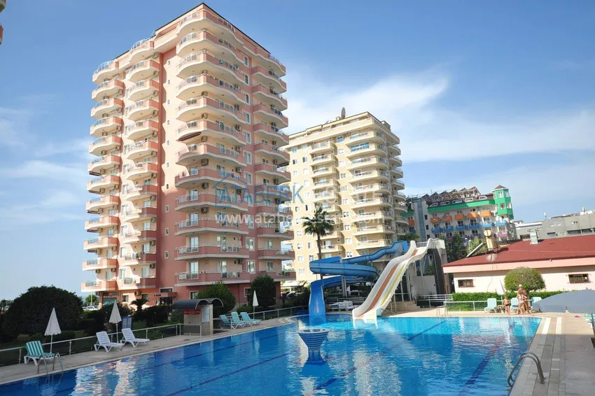Citizenship real estate in Alanya - 2+1 apartment with sea view, Mahmutlar, first coastal 7 