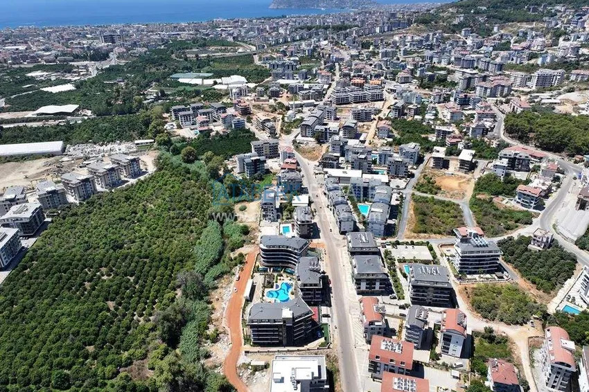 Real estate in Alanya, 1+1 apartment in Oba  9 