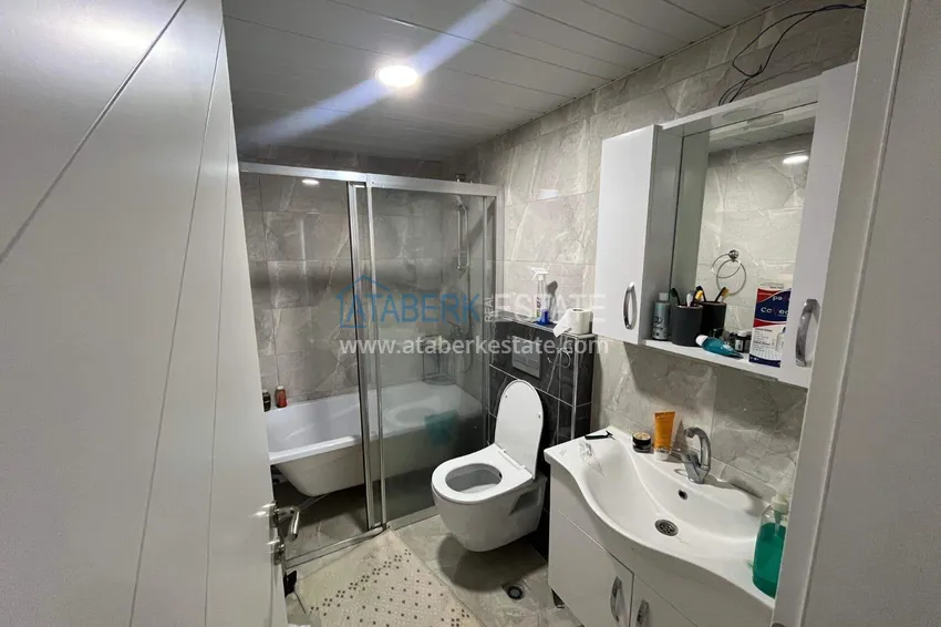 Purchase  Real estate in Alanya for a residence permit - 5+1 duplex with a separate kitchen and mountain views in the Oba area  14 