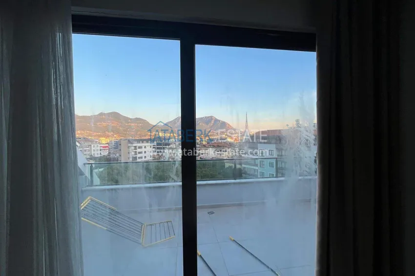 Purchase  Real estate in Alanya for a residence permit - 5+1 duplex with a separate kitchen and mountain views in the Oba area  16 