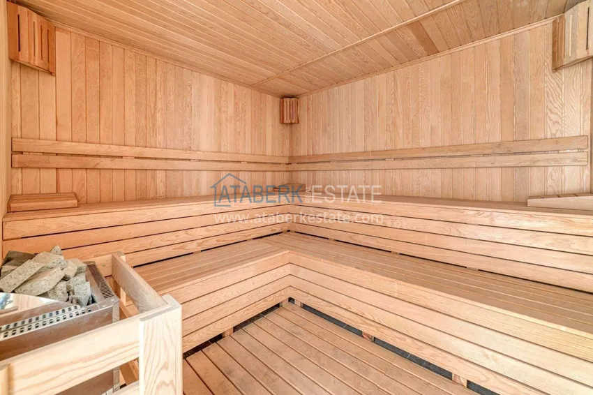 Apartment in Alanya for a residence permit in Tosmur district — 2+1 furnished, sea and mountain views 23 