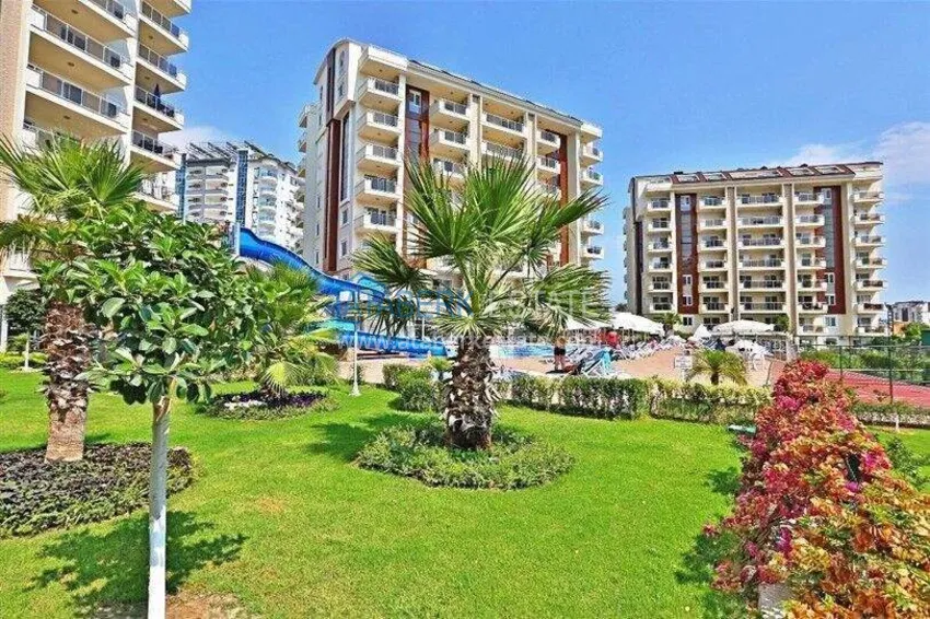 Duplex penthouse in Alanya, Avsallar district - 3+1 with furniture and sea view  1 