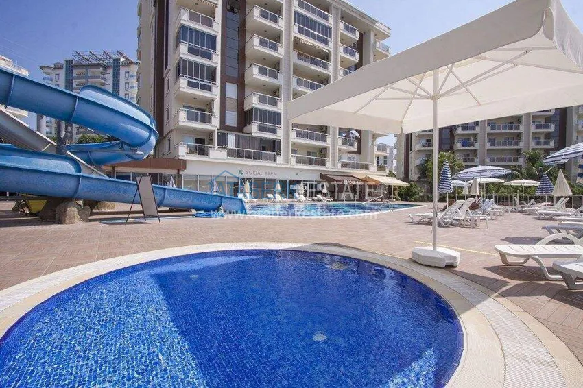 Duplex penthouse in Alanya, Avsallar district - 3+1 with furniture and sea view  6 