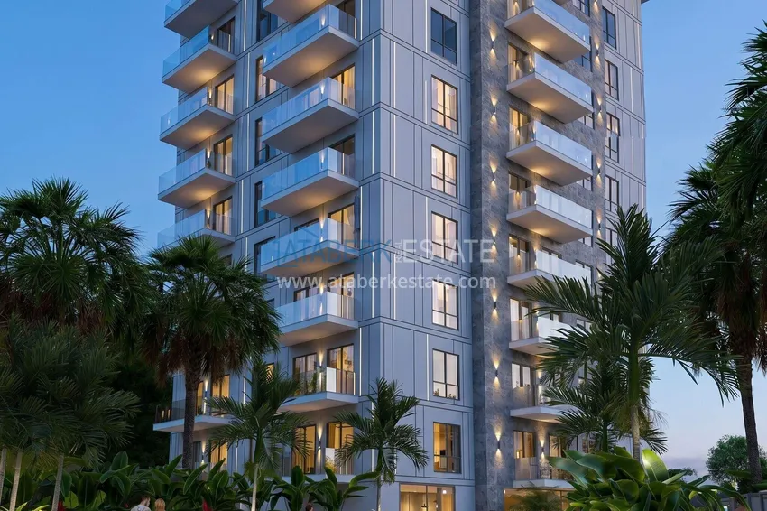 New off-plan residential project in the center of Alanya, Cleopatra Beach area - winter promotion: installments up to 2.5 years 15
