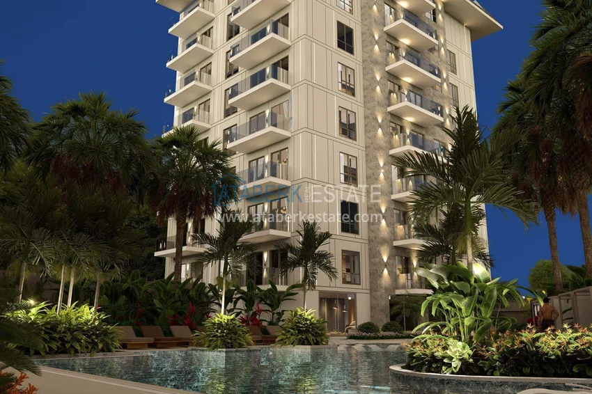 New off-plan residential project in the center of Alanya, Cleopatra Beach area - winter promotion: installments up to 2.5 years 16