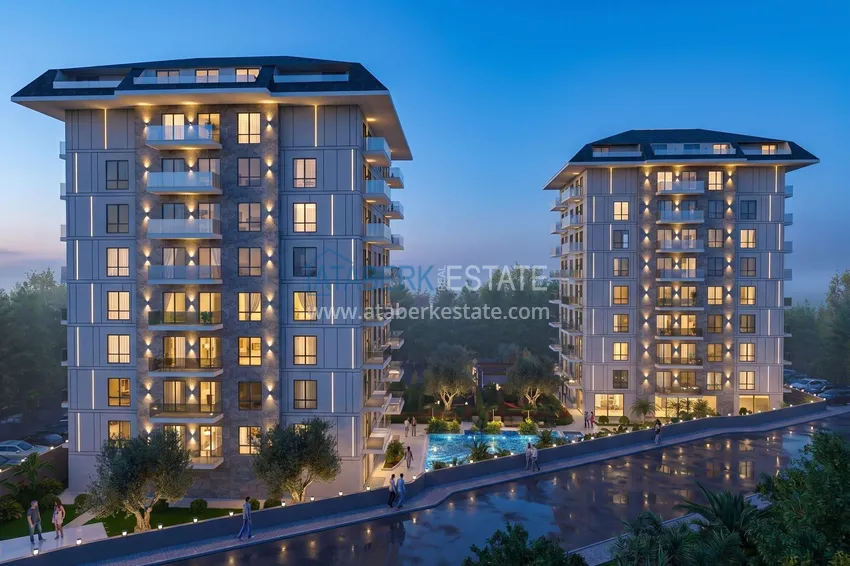 New off-plan residential project in the center of Alanya, Cleopatra Beach area - winter promotion: installments up to 2.5 years 7