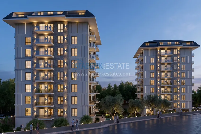 New off-plan residential project in the center of Alanya, Cleopatra Beach area - winter promotion: installments up to 2.5 years 8