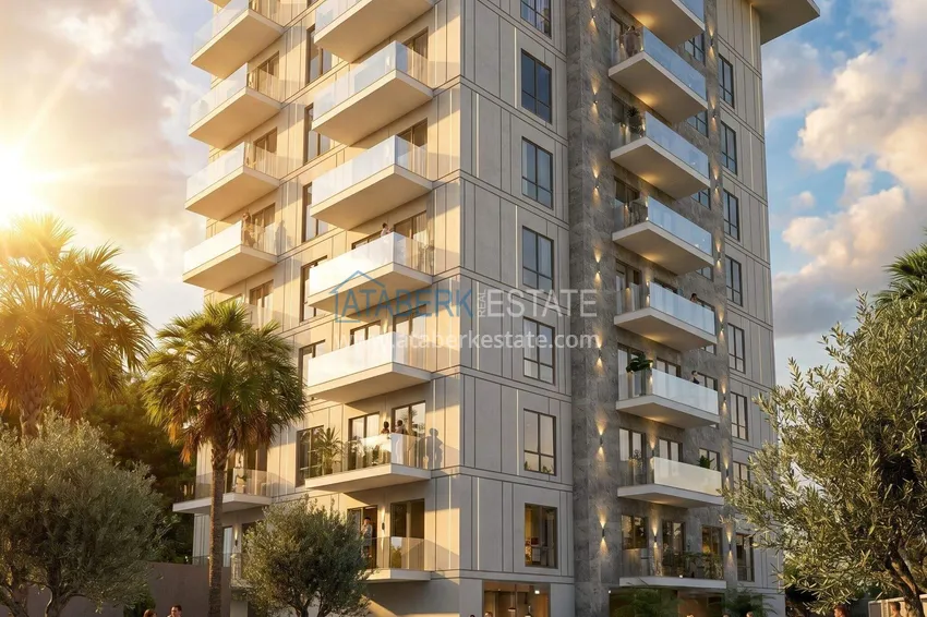 New off-plan residential project in the center of Alanya, Cleopatra Beach area - winter promotion: installments up to 2.5 years 11