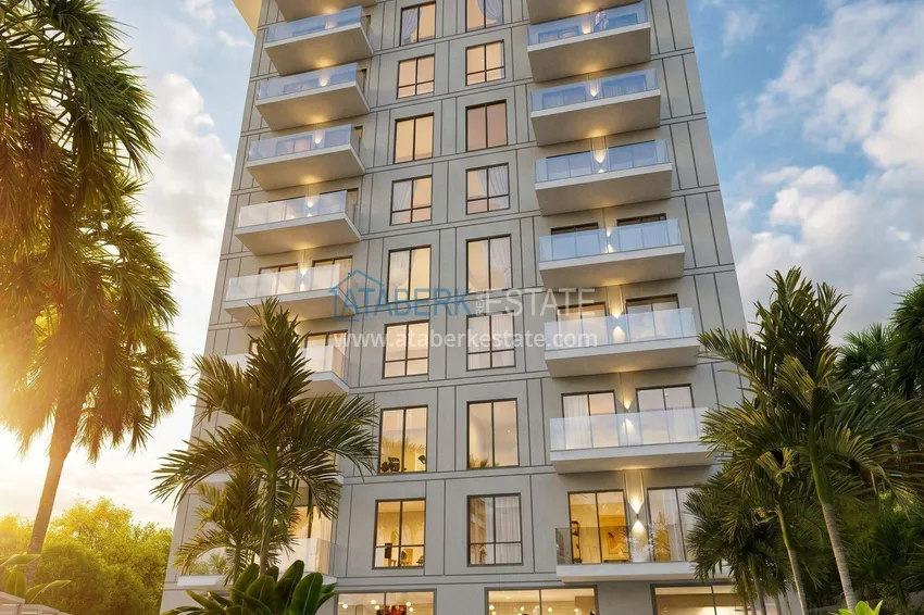 New off-plan residential project in the center of Alanya, Cleopatra Beach area - winter promotion: installments up to 2.5 years 12