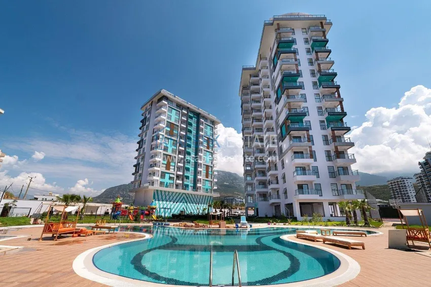 1+1 apartment with sea view in Mahmutlar  1 