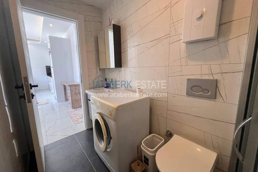 Purchase  1+1 apartment in Alanya with sea view in Kargicak 11 