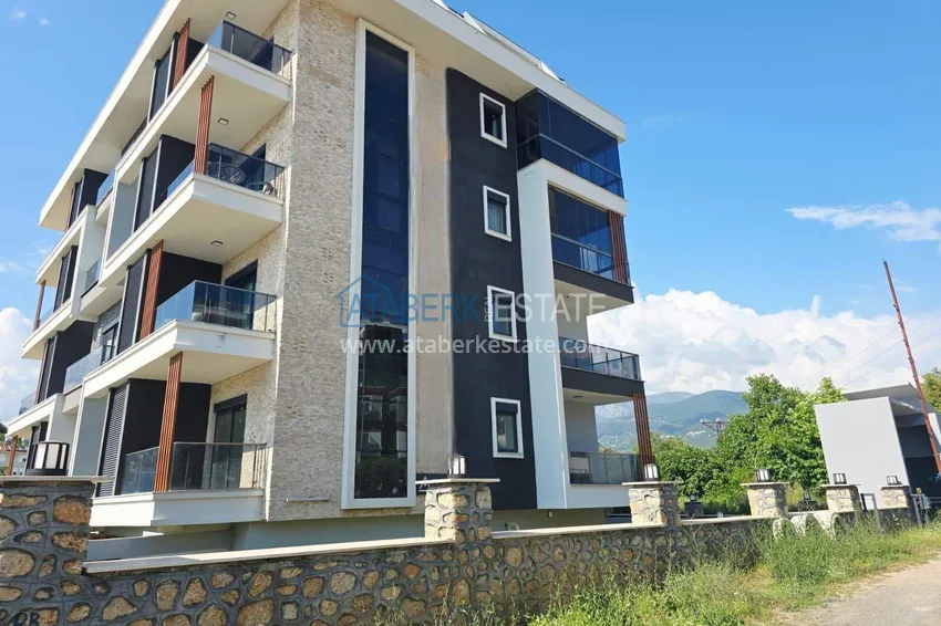 1+1 apartment from the owner in Alanya, Kestel district - favorable price and river view 1 