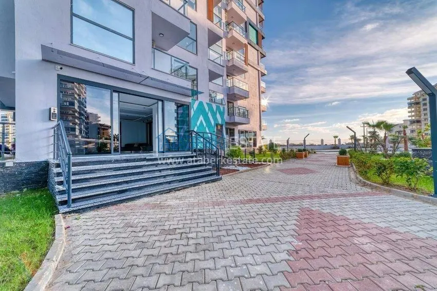 1+1 apartment with sea view in Mahmutlar  15 