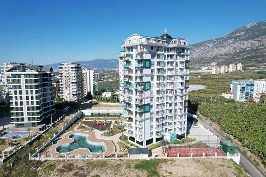 1+1 apartment with sea view in Mahmutlar  3 
