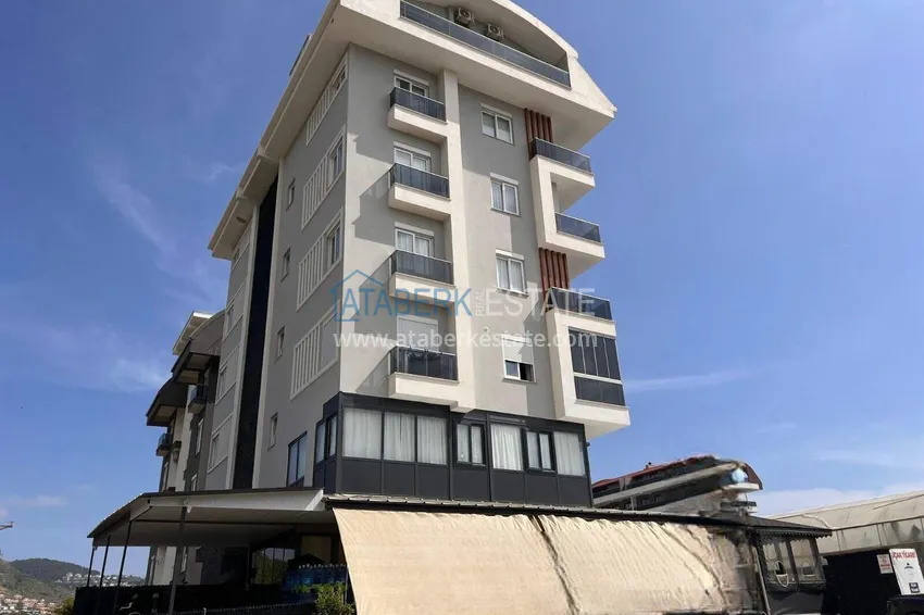 1+1 apartment in Alanya with sea view in Kargicak 3 