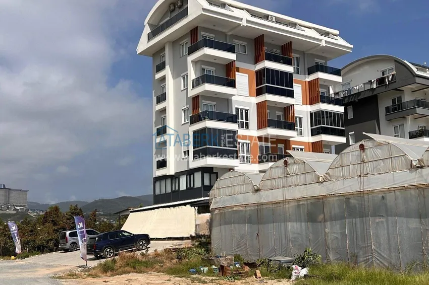 1+1 apartment in Alanya with sea view in Kargicak 4 