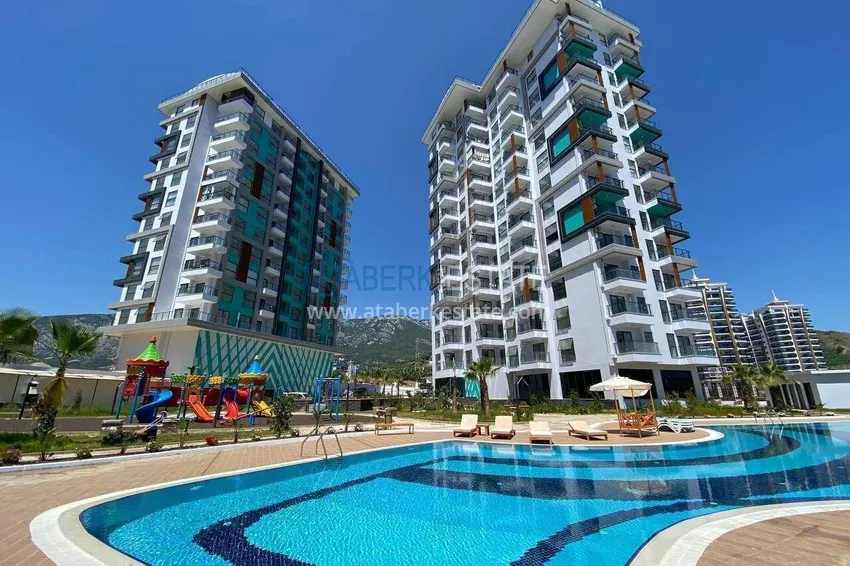 1+1 apartment with sea view in Mahmutlar  6 