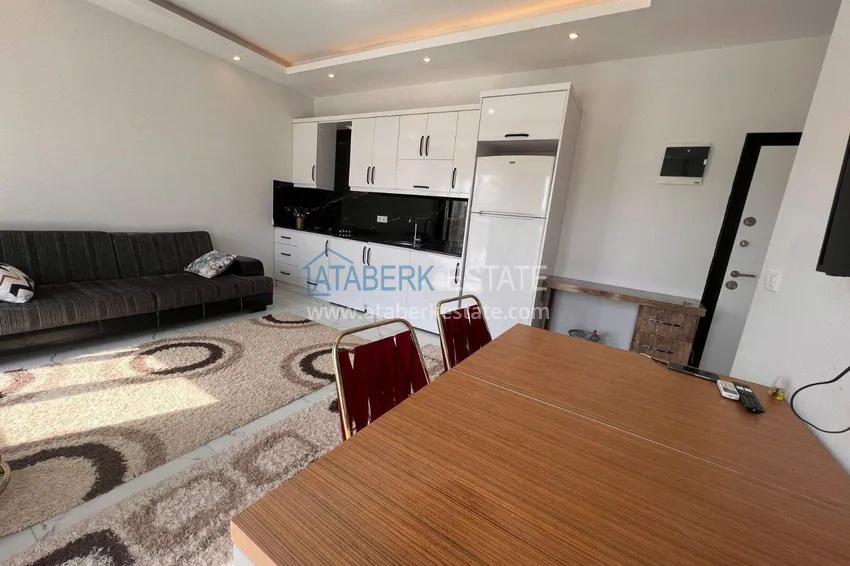 Purchase  1+1 apartment in Alanya with sea view in Kargicak 6 