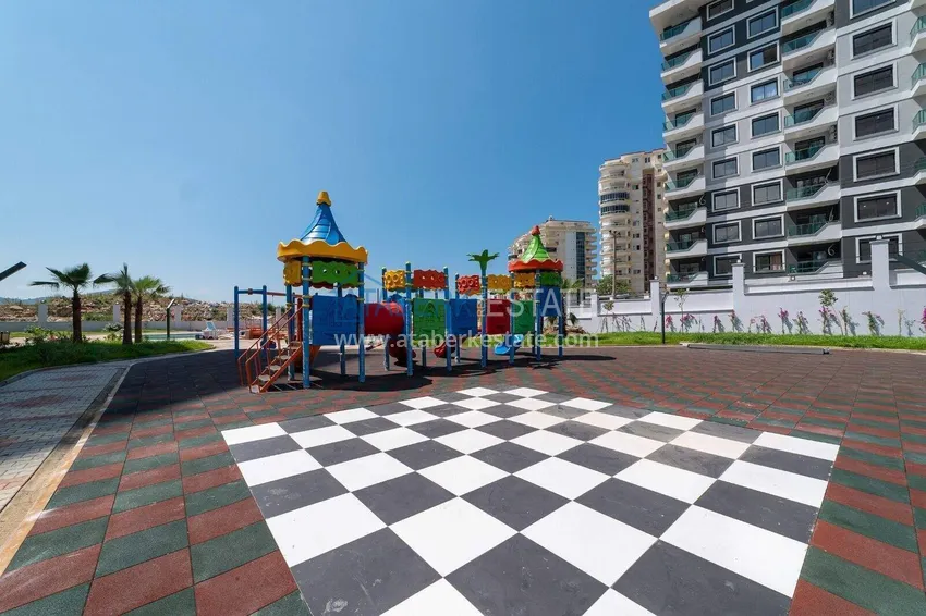 1+1 apartment with sea view in Mahmutlar  9 