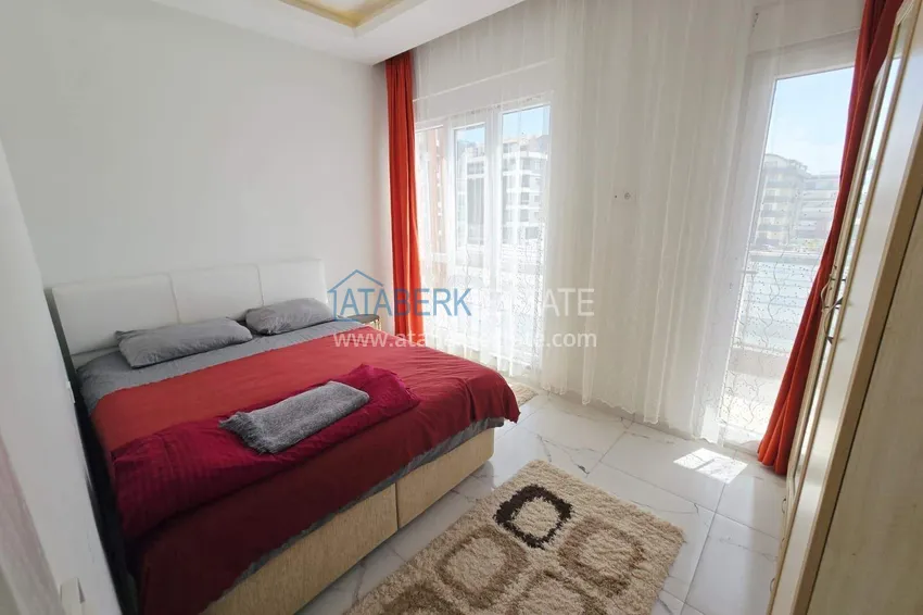 Purchase  1+1 apartment in Alanya with sea view in Kargicak 9 