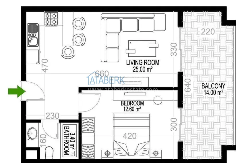 Buy cheap Furnished 1+1 apartment in Mahmutlar - a premium complex with hotel-level infrastructure 1 