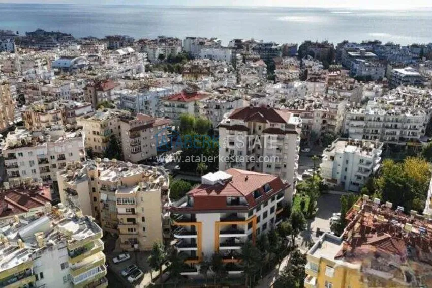 Real estate in the center of Alanya for residence permit and citizenship - 2+1 duplex near Keykubat beach 1 