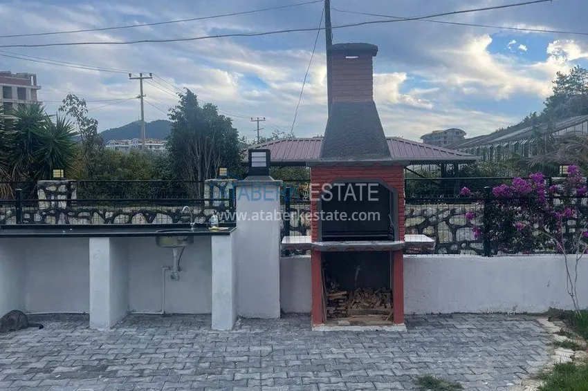 Duplex with new furniture and mountain views in a modern complex - Gazipasa City 12 