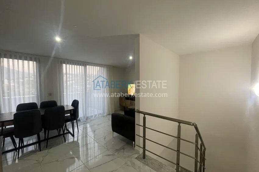 Purchase  Duplex with new furniture and mountain views in a modern complex - Gazipasa City 16 