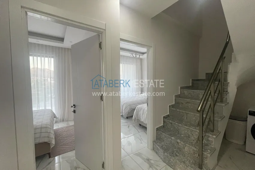 Purchase  Duplex with new furniture and mountain views in a modern complex - Gazipasa City 17 