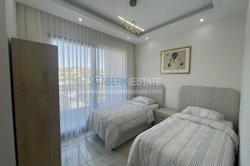 Purchase  Duplex with new furniture and mountain views in a modern complex - Gazipasa City 19 