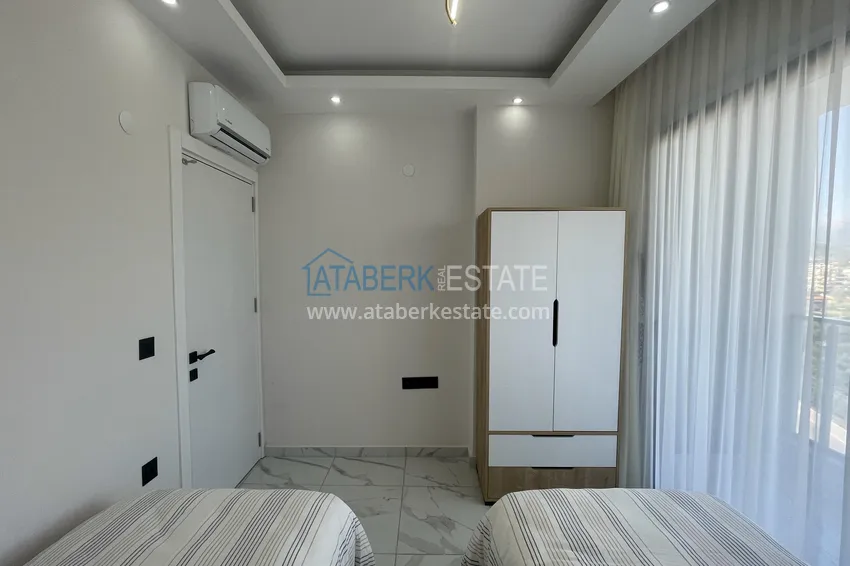 Purchase  Duplex with new furniture and mountain views in a modern complex - Gazipasa City 23 