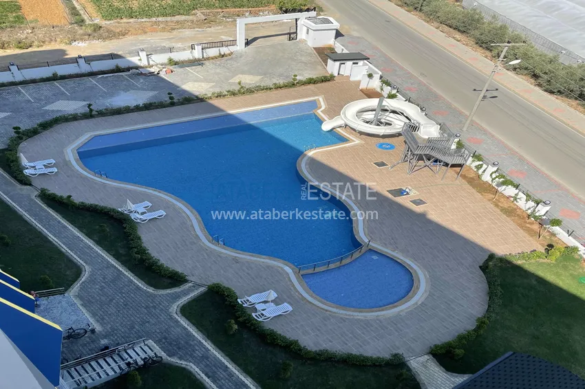 Purchase  Duplex with new furniture and mountain views in a modern complex - Gazipasa City 28 