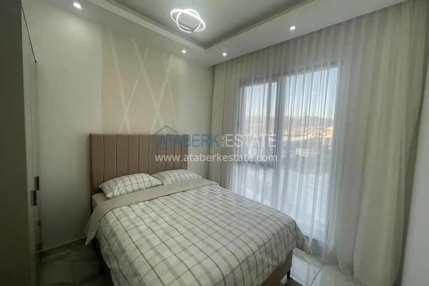 Purchase  Duplex with new furniture and mountain views in a modern complex - Gazipasa City 31 