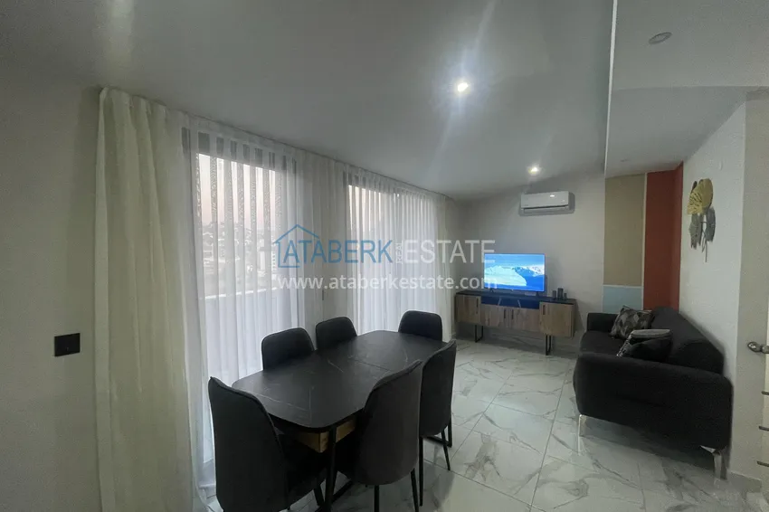 Purchase  Duplex with new furniture and mountain views in a modern complex - Gazipasa City 4 
