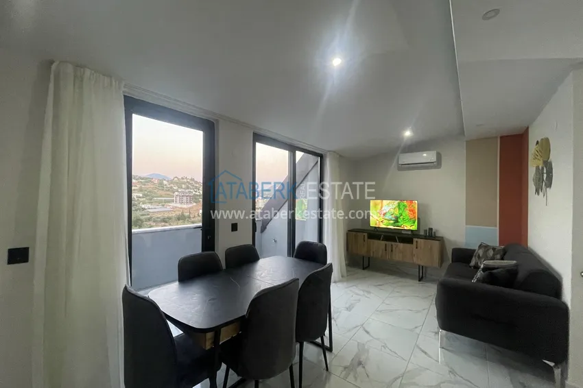 Purchase  Duplex with new furniture and mountain views in a modern complex - Gazipasa City 5 