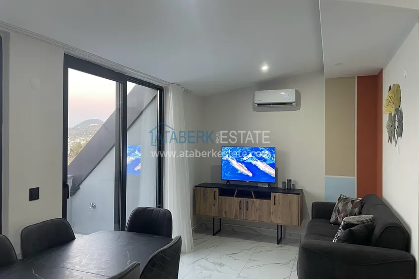 Purchase  Duplex with new furniture and mountain views in a modern complex - Gazipasa City 7 