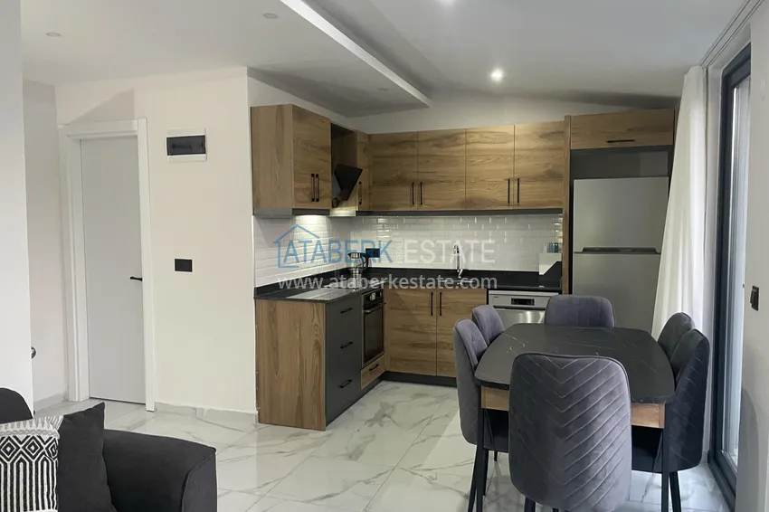 Purchase  Duplex with new furniture and mountain views in a modern complex - Gazipasa City 9 
