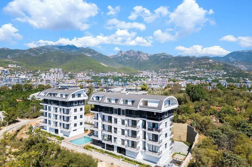 Finished duplex in Alanya in Oba 1 