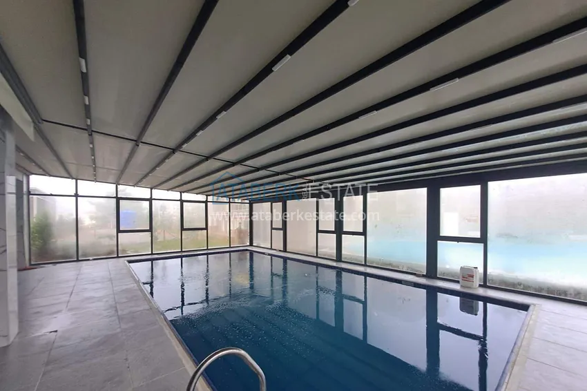 Real estate in Alanya with installments up to 1 year - new 1+1 apartment with sea view in Avsallar 16 
