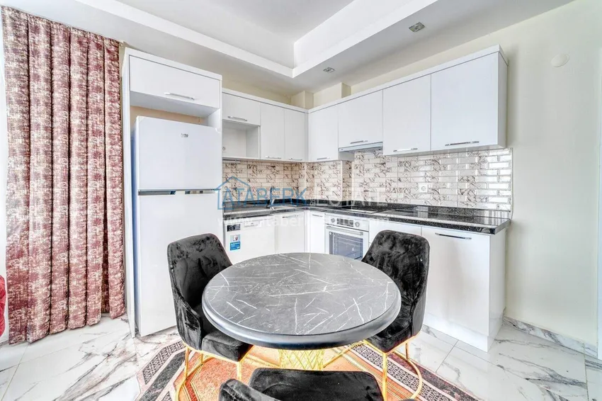 Purchase  Real estate in Alanya with installments up to 1 year - new 1+1 apartment with sea view in Avsallar 8 