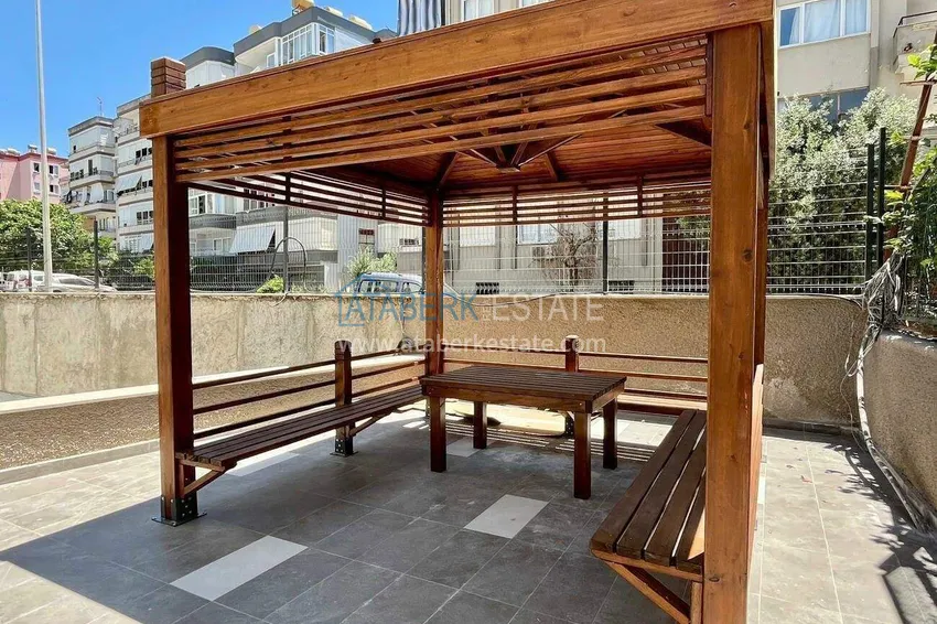 Real estate in the center of Alanya - 1+1 apartment with a view of the fortress and the sea near Cleopatra beach 10 